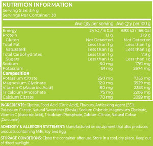ReVitalise Nutritional Table Lemon Lime