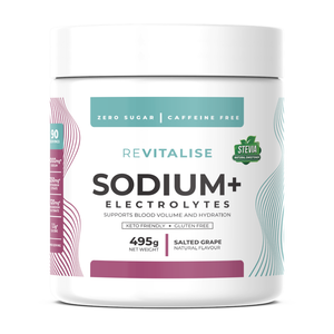 ReVitalise Sodium+ Electrolytes Salted Grape 495g