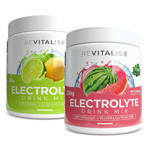 ReVitalise Electrolyte Lemon Lime and Watermelon 180 Twin Pack