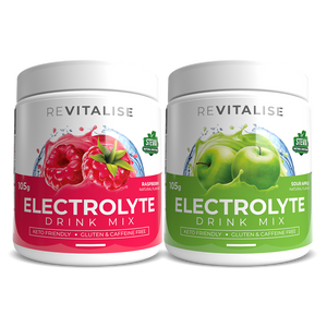 ReVitalise Electrolyte Raspberry and Apple 60 Twin Pack
