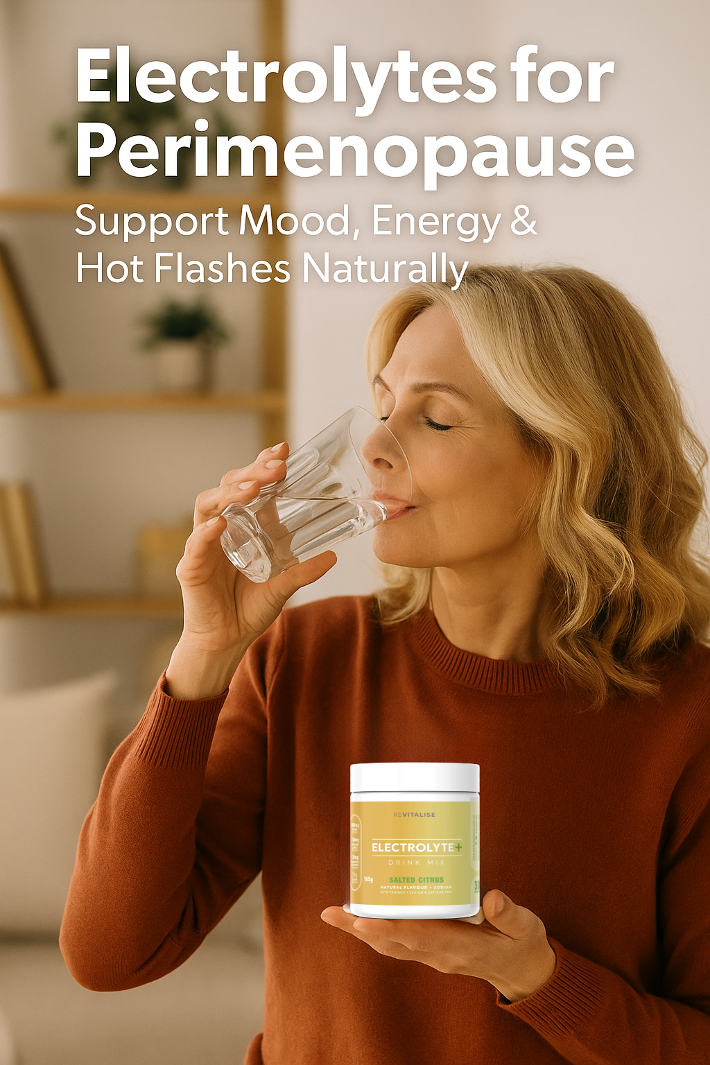 Electrolytes for Perimenopause: A Natural Solution for Fatigue, Brain Fog & Hormone Shifts