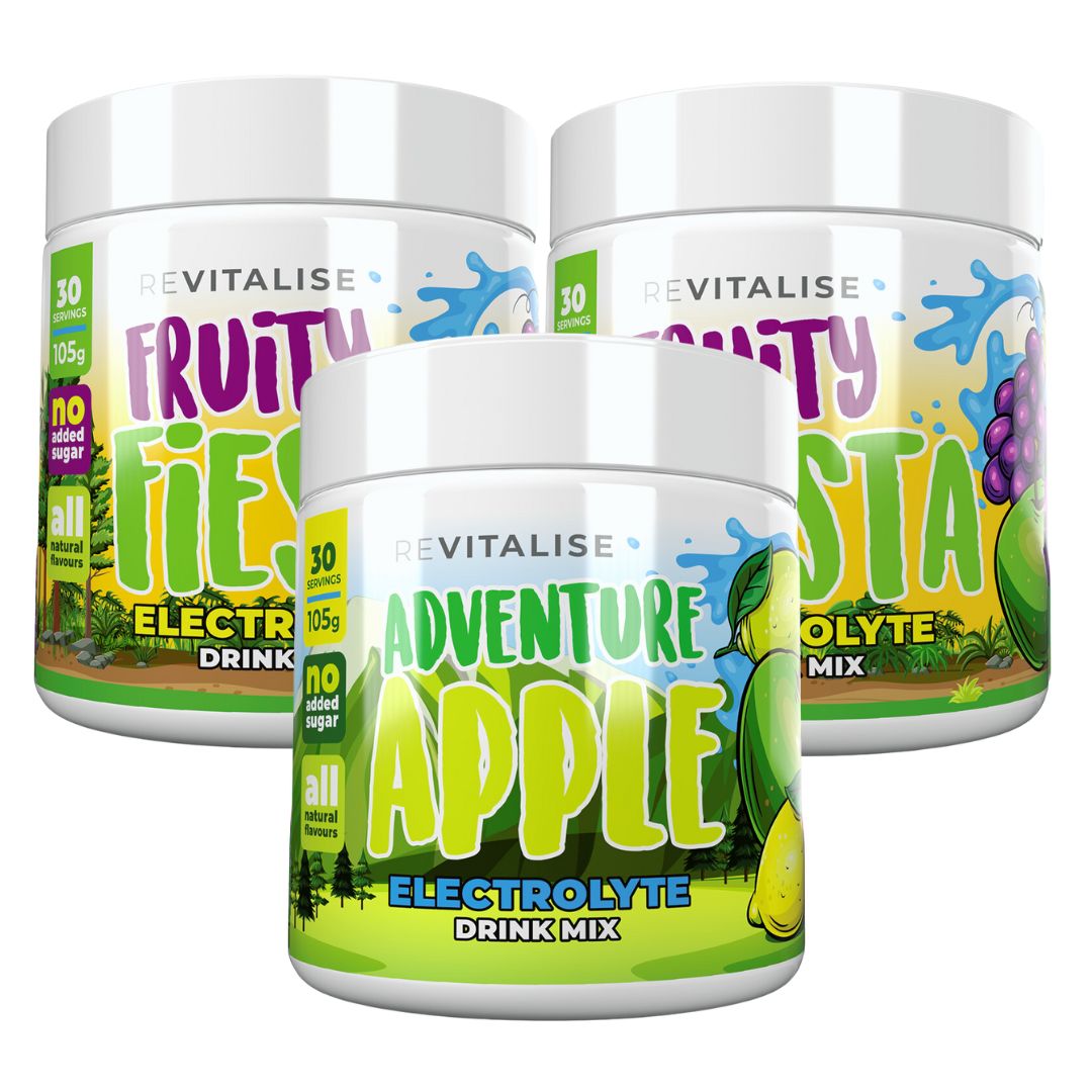 ReVitalise Kids: Zero Sugar Electrolytes Triple Pack - 90 servings