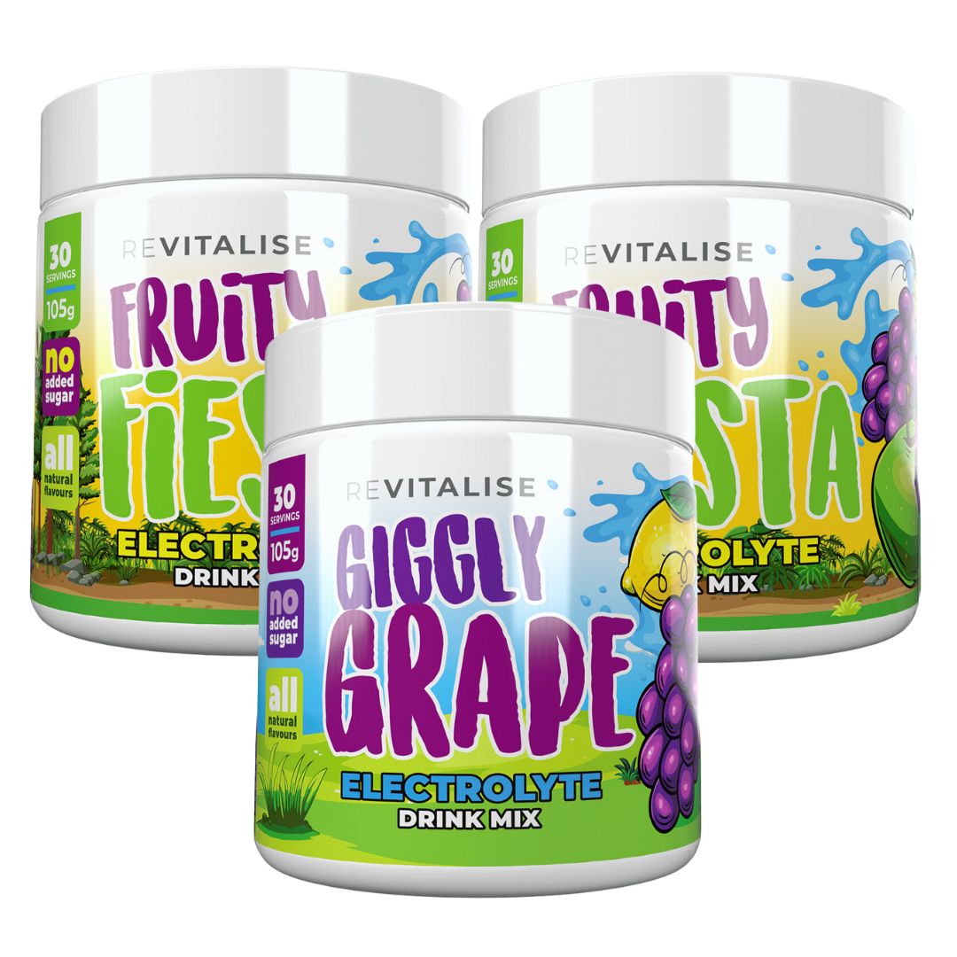 ReVitalise Kids: Zero Sugar Electrolytes Triple Pack - 90 servings