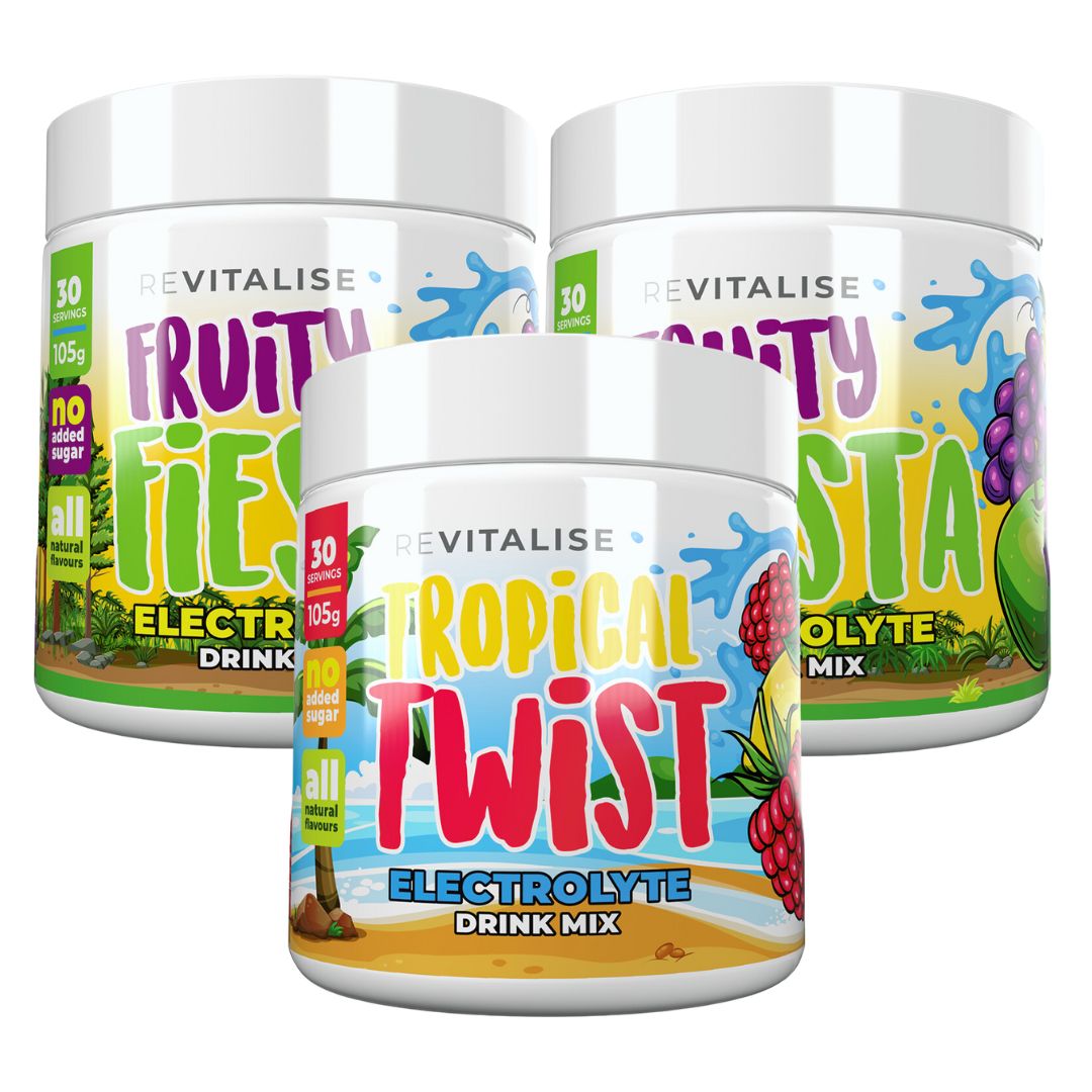 ReVitalise Kids: Zero Sugar Electrolytes Triple Pack - 90 servings