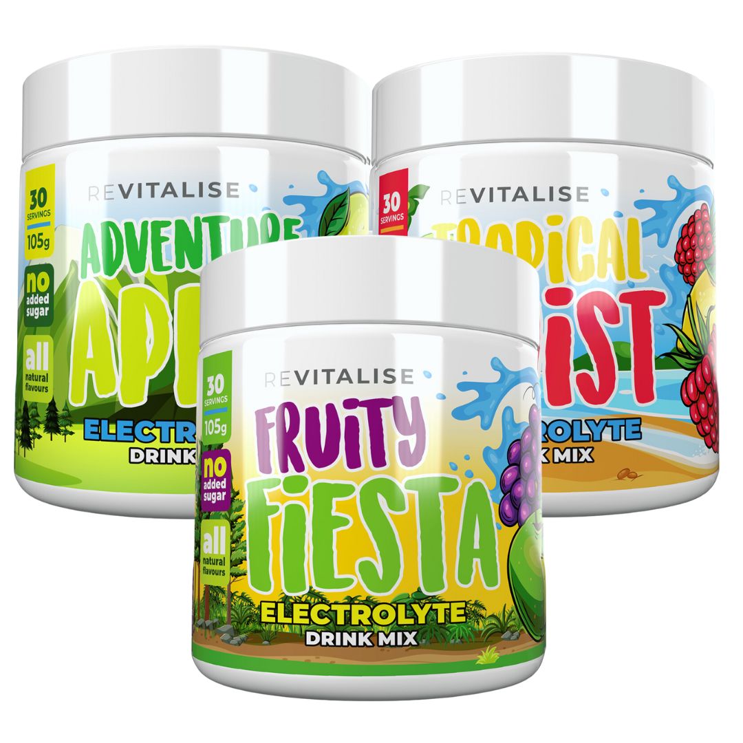 ReVitalise Kids: Zero Sugar Electrolytes Triple Pack - 90 servings