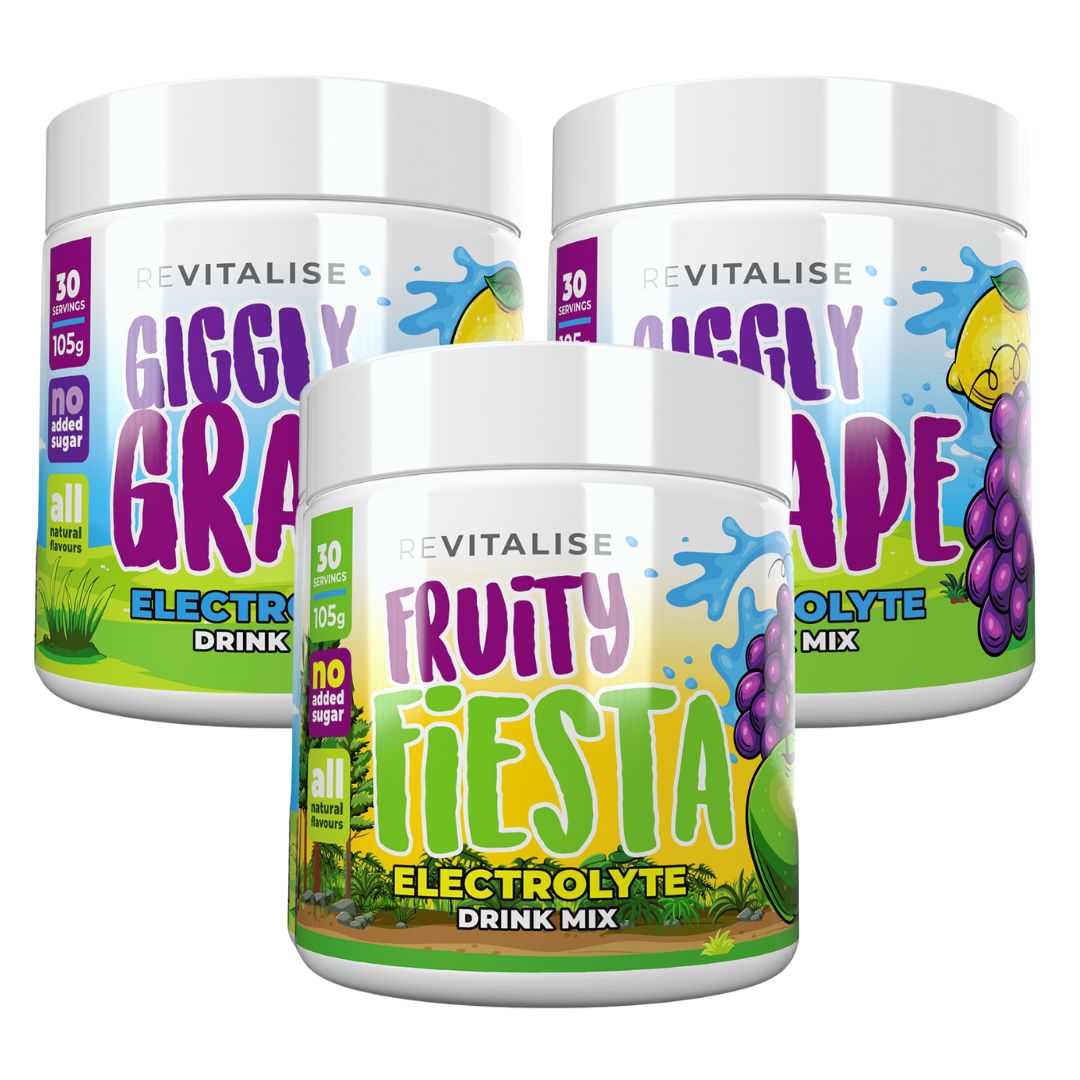 ReVitalise Kids: Zero Sugar Electrolytes Triple Pack - 90 servings