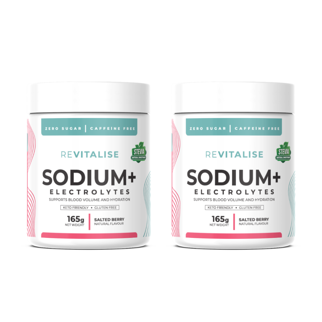 Sodium+ Zero Sugar Electrolytes Twin Pack - 60 Servings