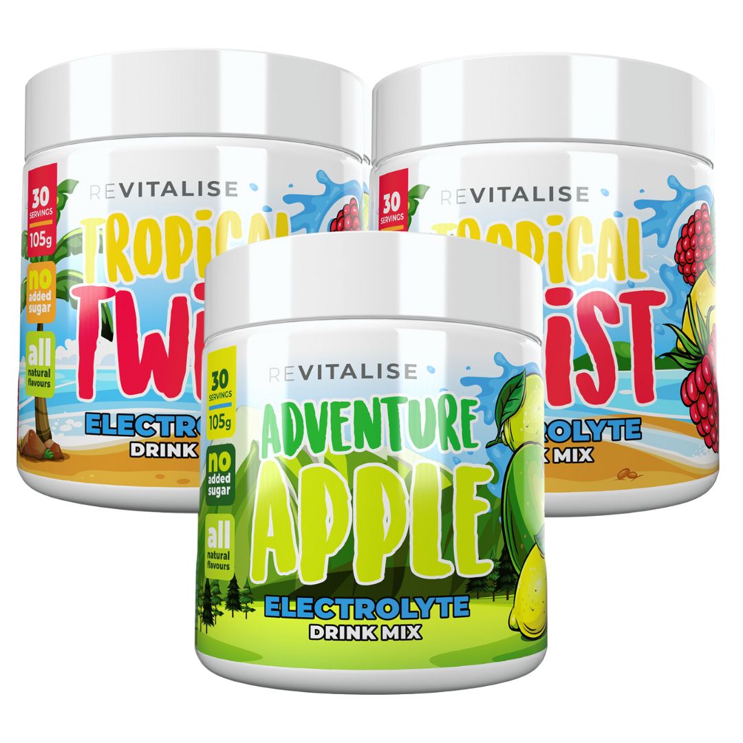 ReVitalise Kids: Zero Sugar Electrolytes Triple Pack - 90 servings