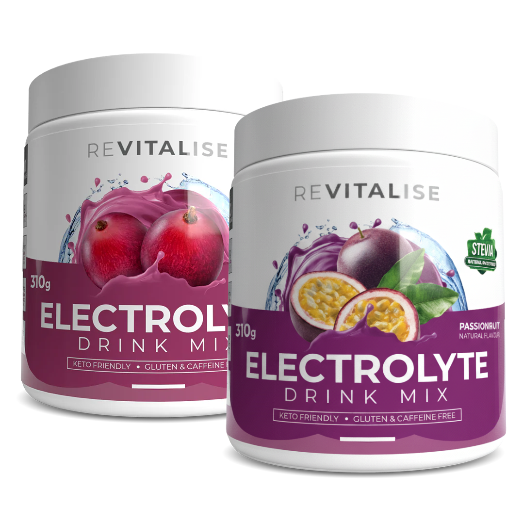 ReVitalise Electrolyte Grape and Passionfruit 180 Twin Pack