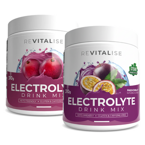 ReVitalise Electrolyte Grape and Passionfruit 180 Twin Pack