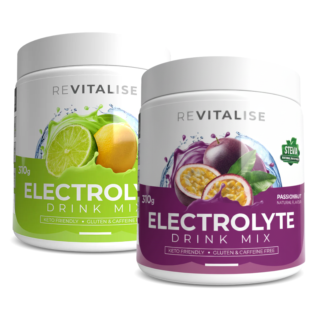 ReVitalise Electrolyte Lemon Lime and Passionfruit 180 Twin Pack