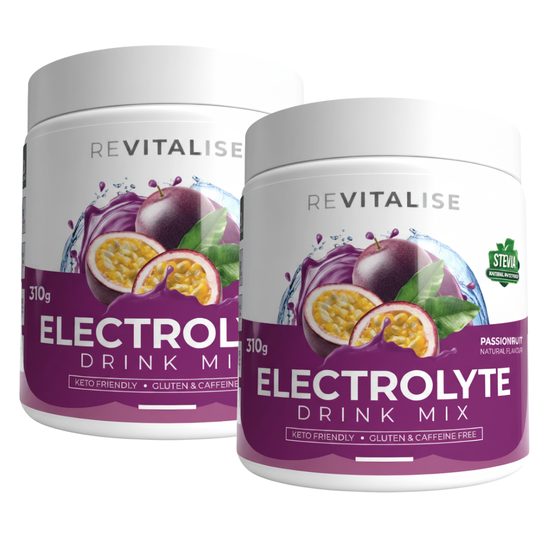ReVitalise Electrolyte Passionfruit and Passionfruit 180 Twin Pack