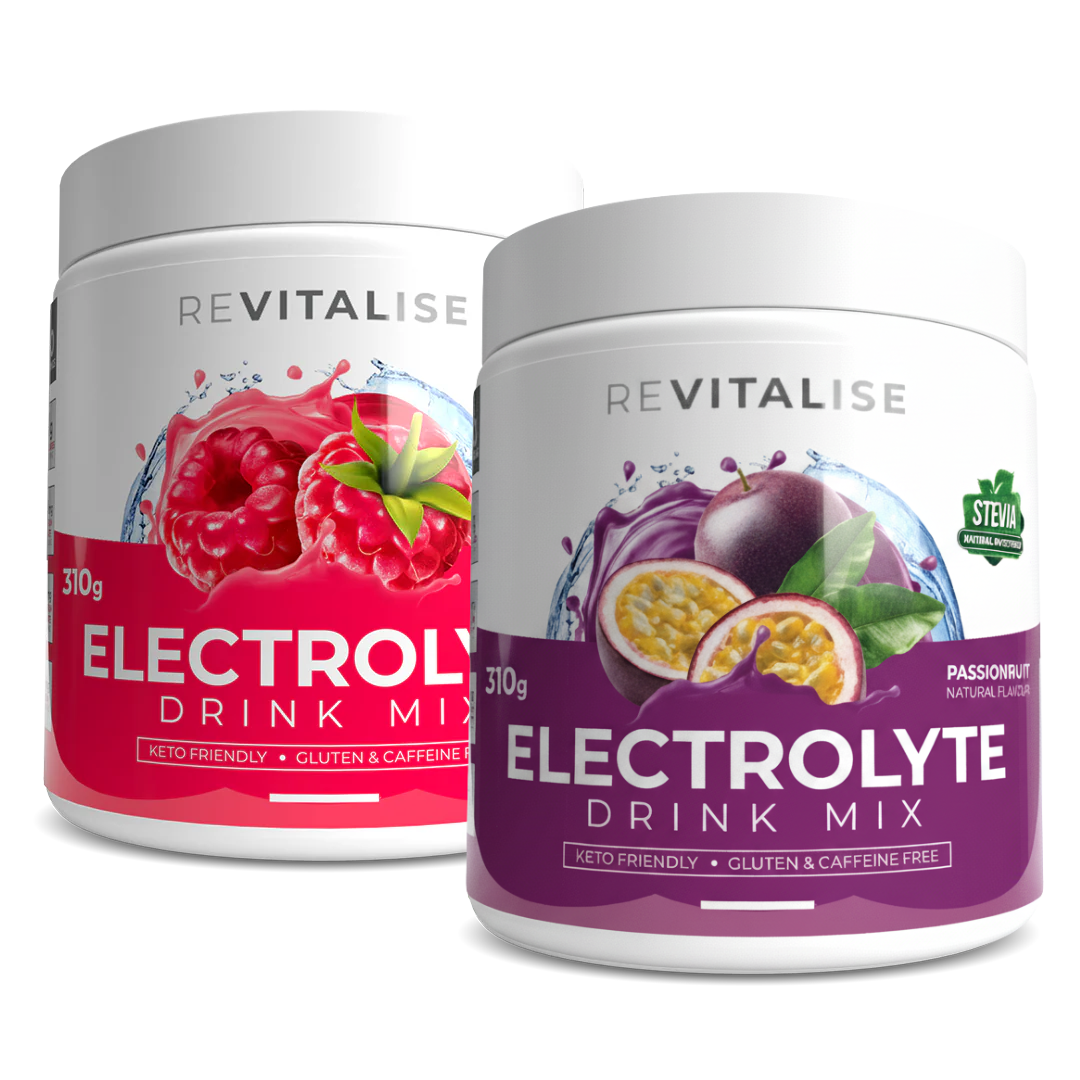 ReVitalise Electrolyte Raspberry and Passionfruit 180 Twin Pack