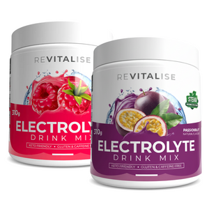 ReVitalise Electrolyte Raspberry and Passionfruit 180 Twin Pack