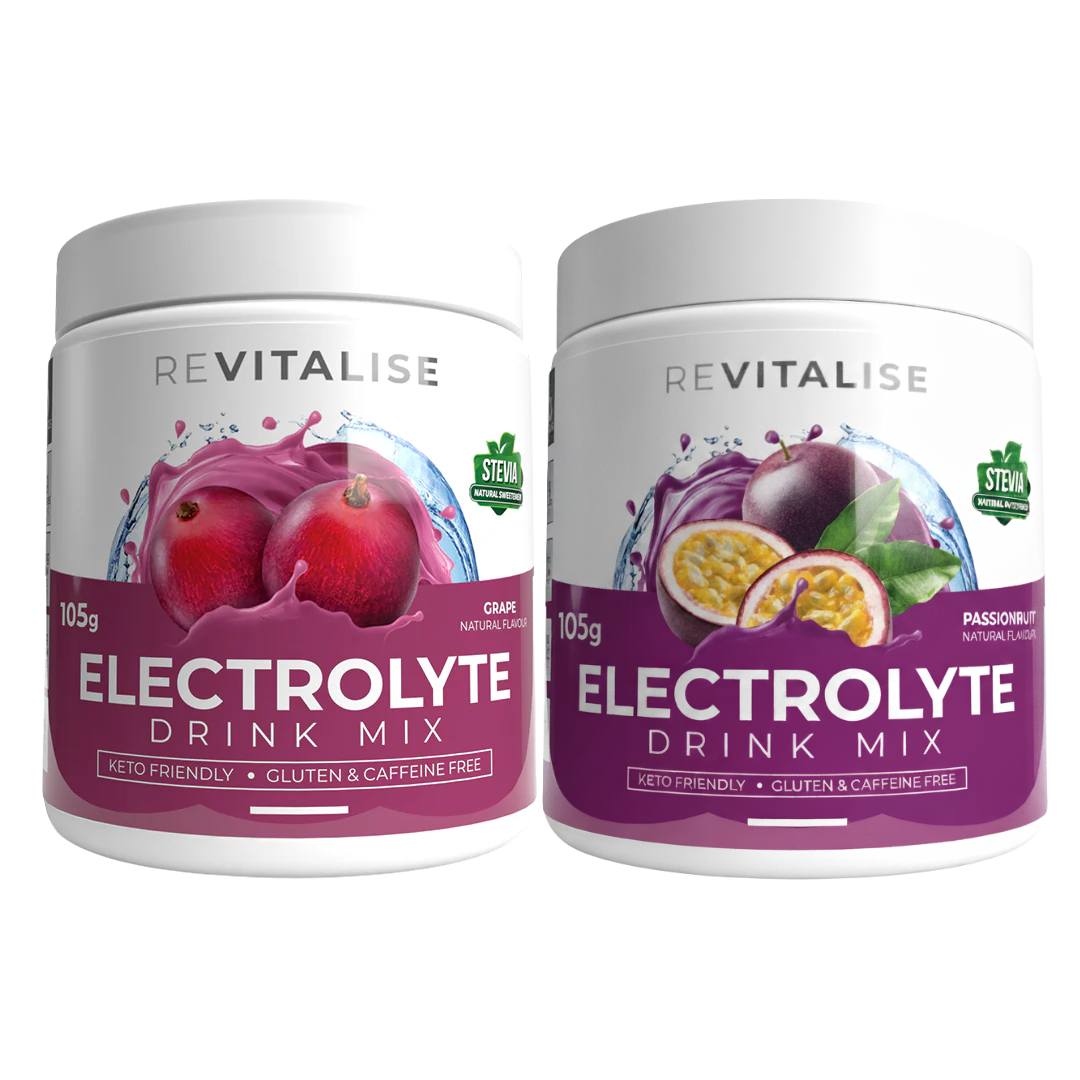 ReVitalise Electrolyte Grape and Passionfruit 60 Twin Pack