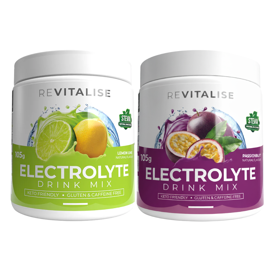 ReVitalise Electrolyte Lemon LIme and Passionfruit 60 Twin Pack