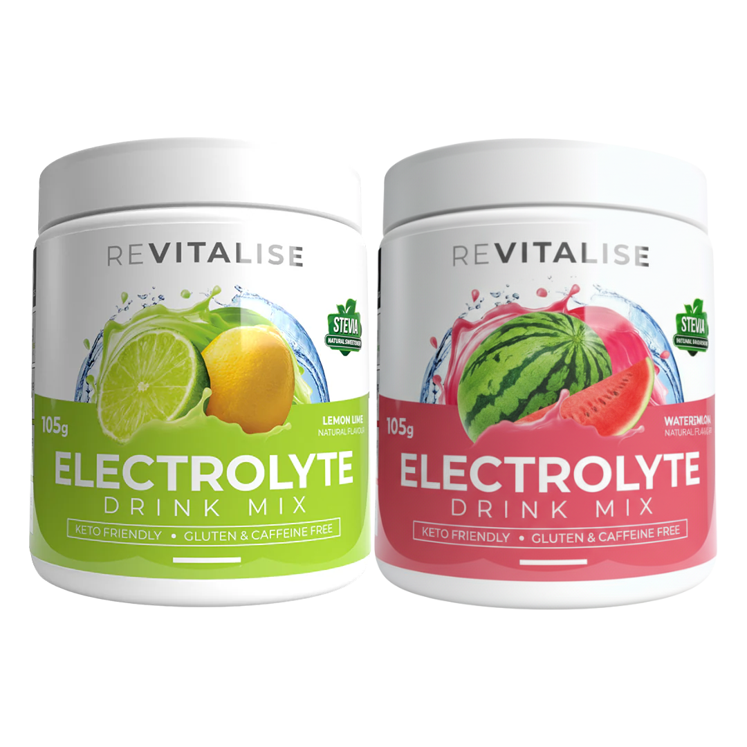 ReVitalise Electrolyte Lemon Lime  and Watermelon 60 Twin Pack
