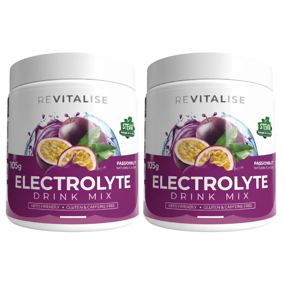 ReVitalise Electrolyte Passionfruit and Passionfruit 60 Twin Pack