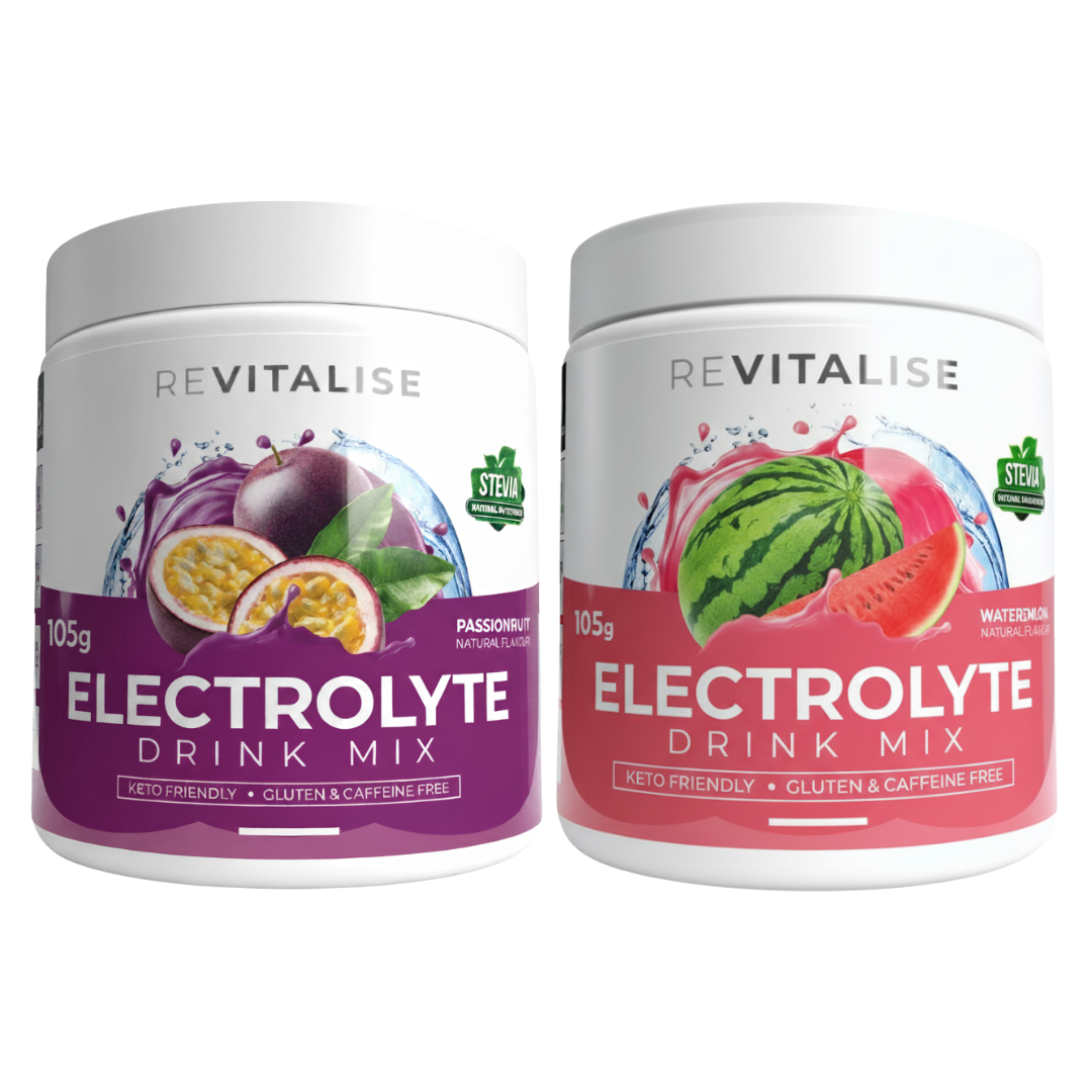 ReVitalise Electrolyte Passionfruit and Watermelon 60 Twin Pack
