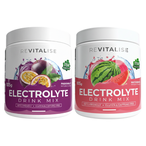 ReVitalise Electrolyte Passionfruit and Watermelon 60 Twin Pack