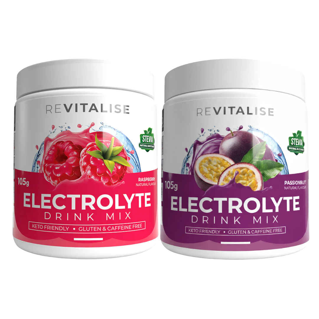 ReVitalise Electrolyte Raspberry  and Passionfruit 60 Twin Pack