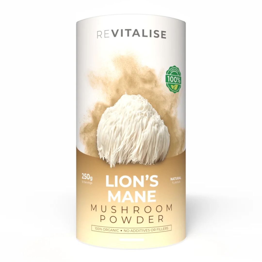 Lion's Mane Mushroom Powder - Cognitive and Immune Support – ReVitalise ...