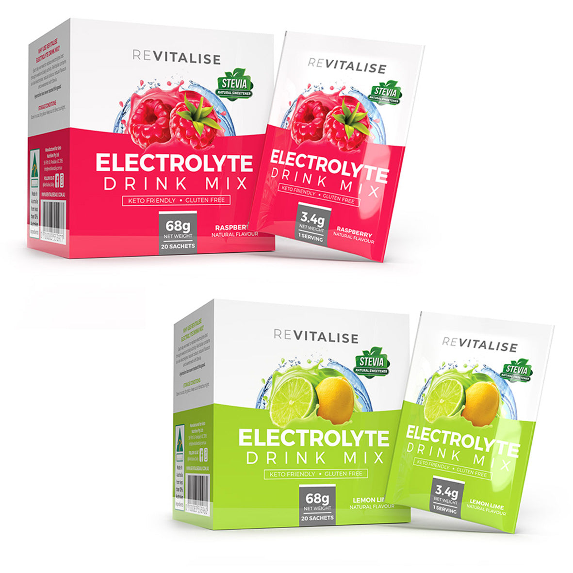 Revitalise Electrolytes - Sachets Twin Box Pack