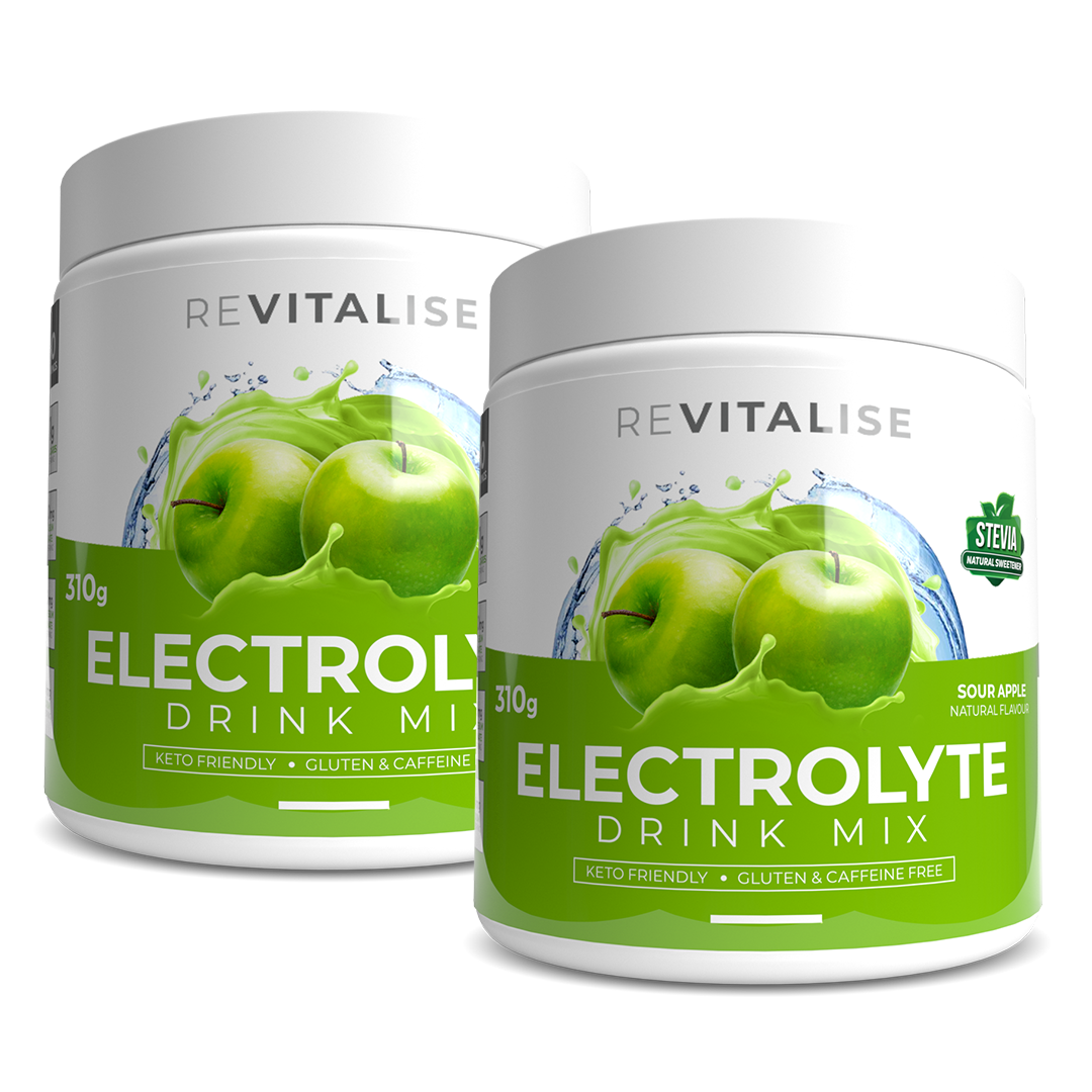 ReVitalise Electrolyte Apple and Apple   180 Twin Pack