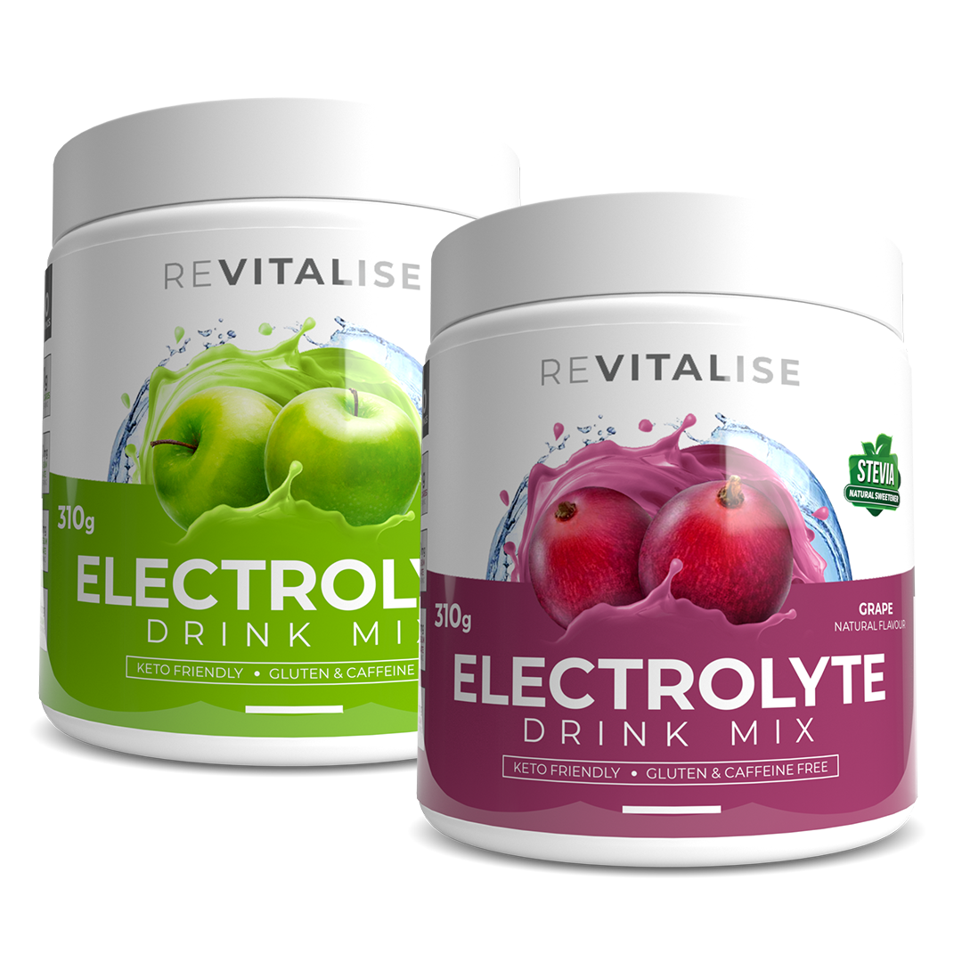 ReVitalise Electrolyte Apple and Grape   180 Twin Pack