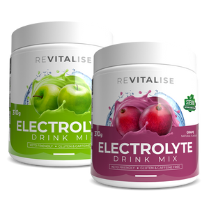 ReVitalise Electrolyte Apple and Grape   180 Twin Pack