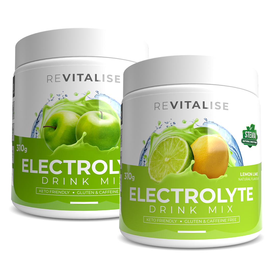 ReVitalise Electrolyte  Apple and Lemon Lime  180 Twin Pack