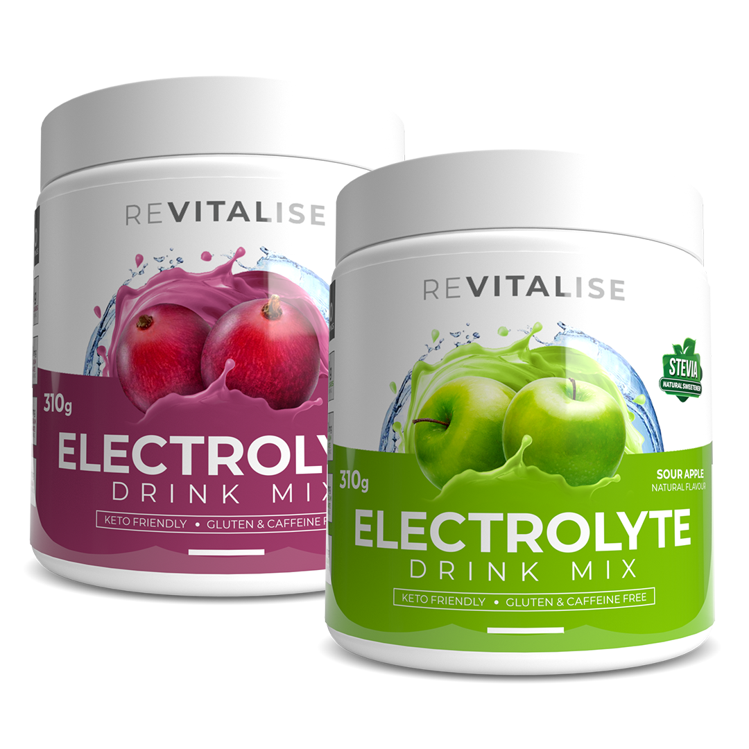 ReVitalise Electrolyte Grape and Apple   180 Twin Pack