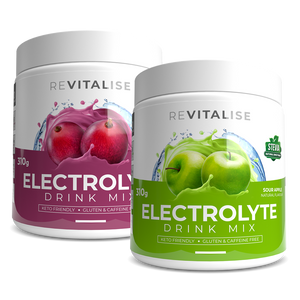 ReVitalise Electrolyte Grape and Apple   180 Twin Pack