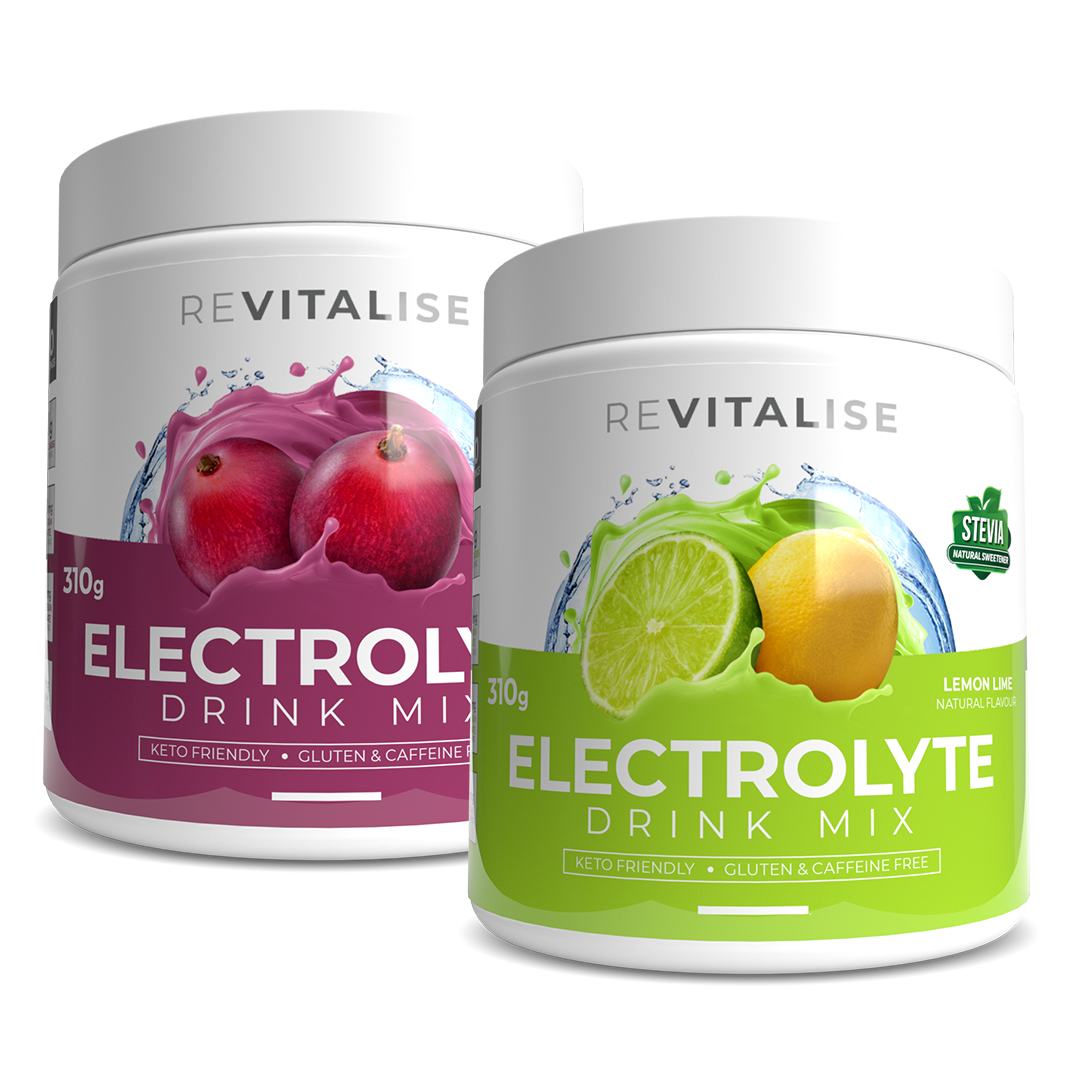 ReVitalise Electrolyte Grape and Lemon Lime   180 Twin Pack