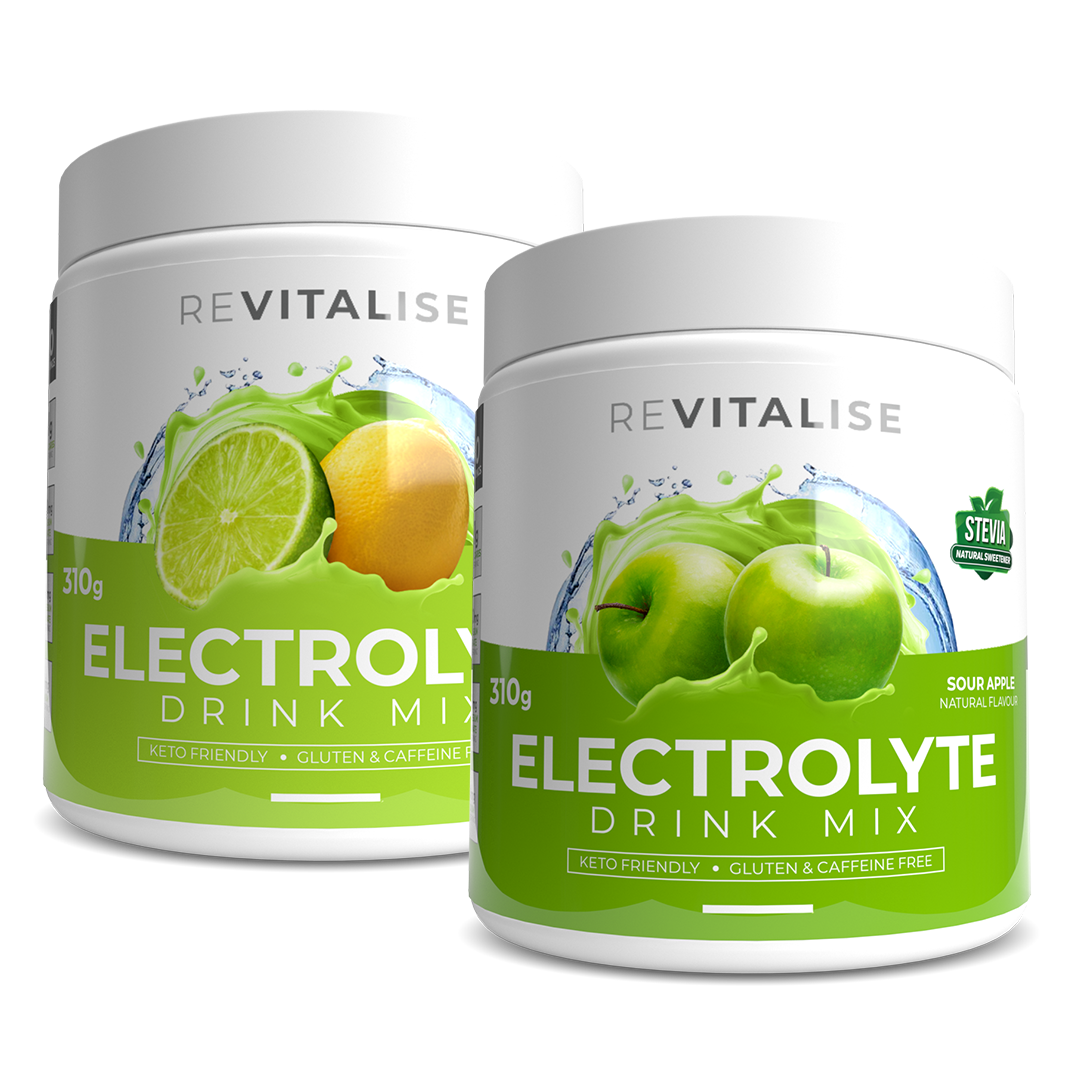 ReVitalise Electrolyte Lemon Lime and Apple   180 Twin Pack