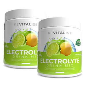 ReVitalise Electrolyte Lemon Lime and Lemon Lime 180 Twin Pack