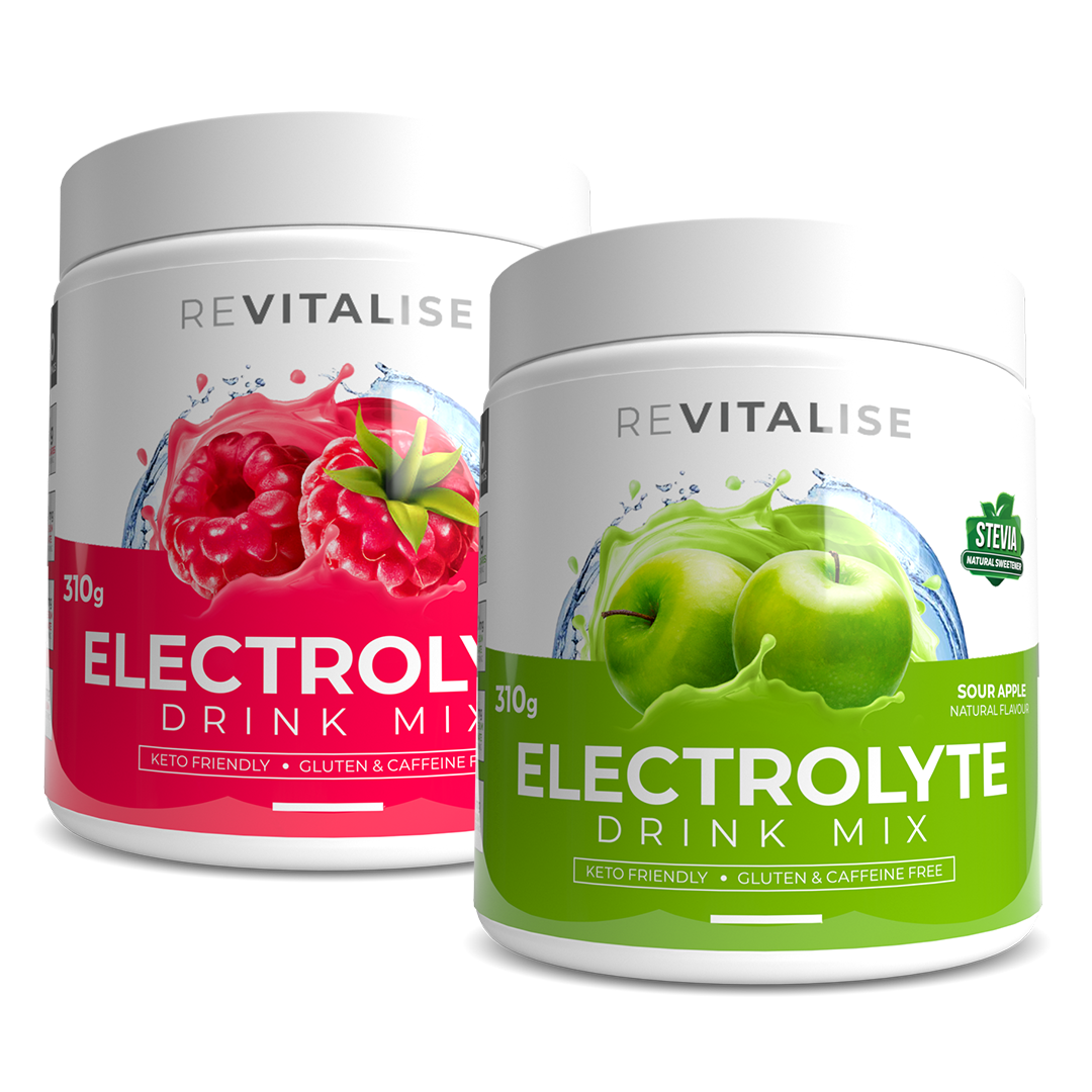 ReVitalise Electrolyte Raspberry and Apple 180 Twin Pack