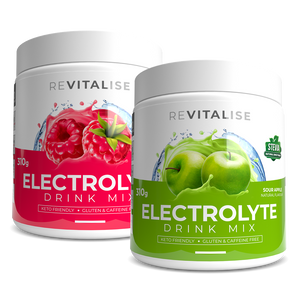 ReVitalise Electrolyte Raspberry and Apple 180 Twin Pack