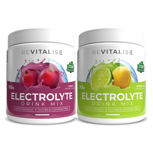 ReVitalise Electrolyte Grape and Lemon  Lime 60 Twin Pack