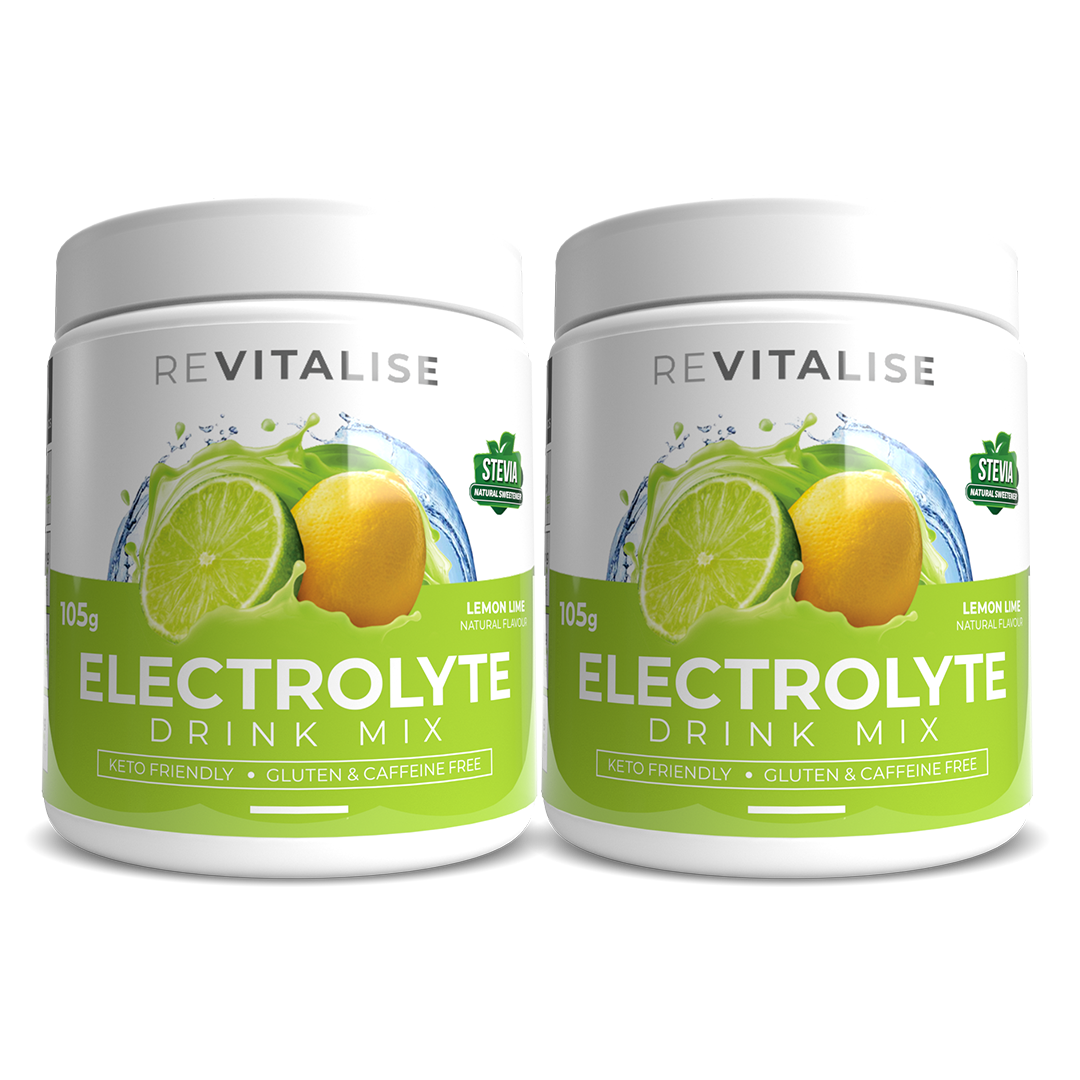 ReVitalise Electrolyte Lemon Lime and Lemon Lime 60 Twin Pack