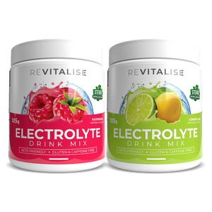 ReVitalise Electrolyte Raspberry and Lemon Lime 60 Twin Pack