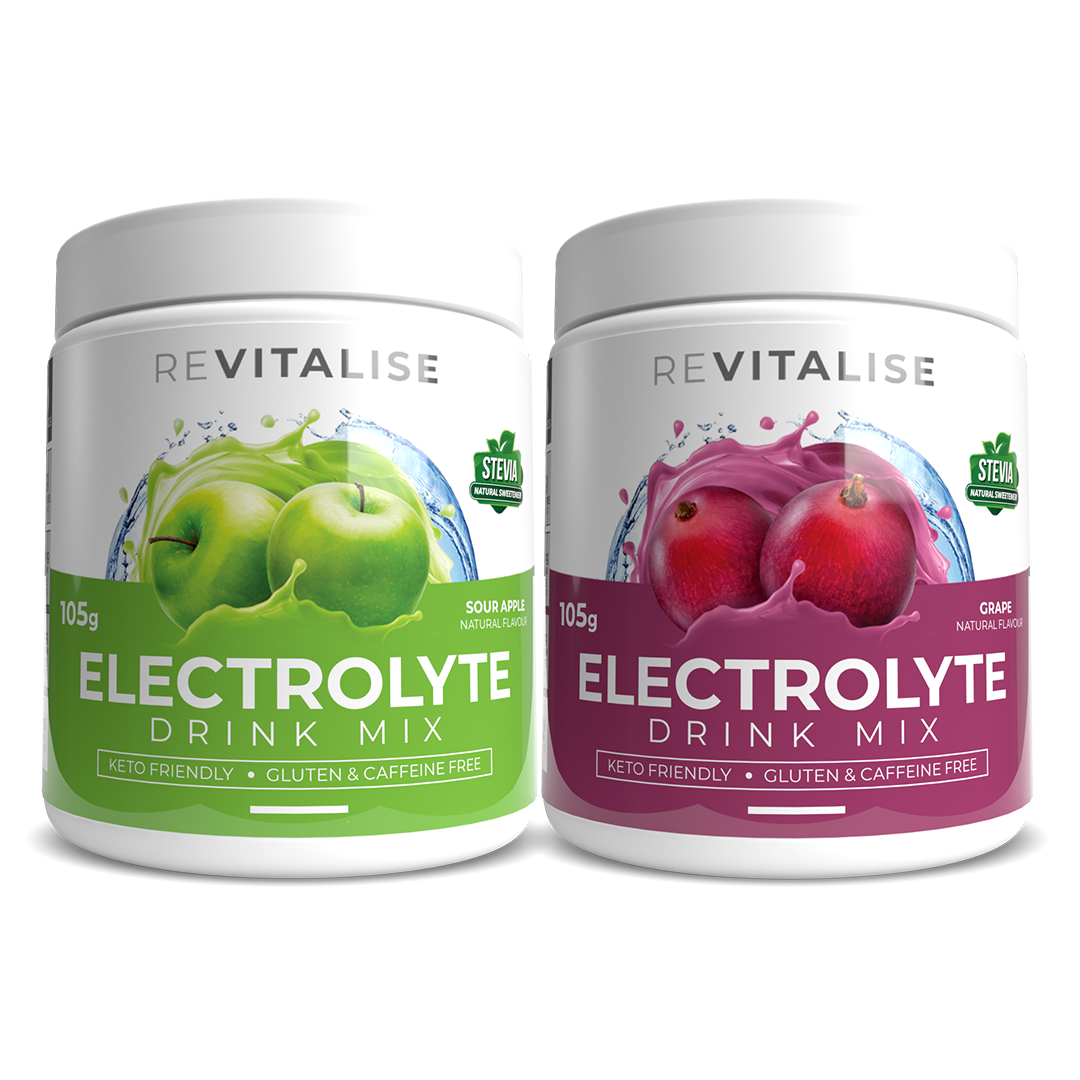 ReVitalise Electrolyte Apple and Grape 60 Twin Pack