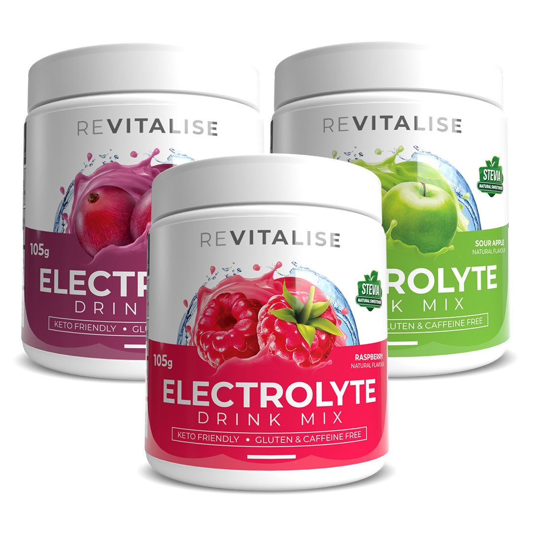 ReVitalise Zero Sugar Electrolytes Triple Pack - 90 Servings