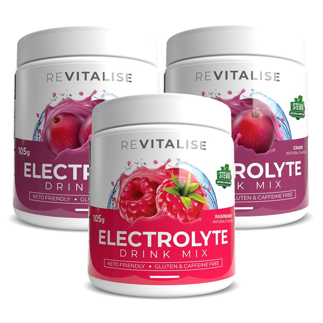 ReVitalise Zero Sugar Electrolytes Triple Pack - 90 Servings