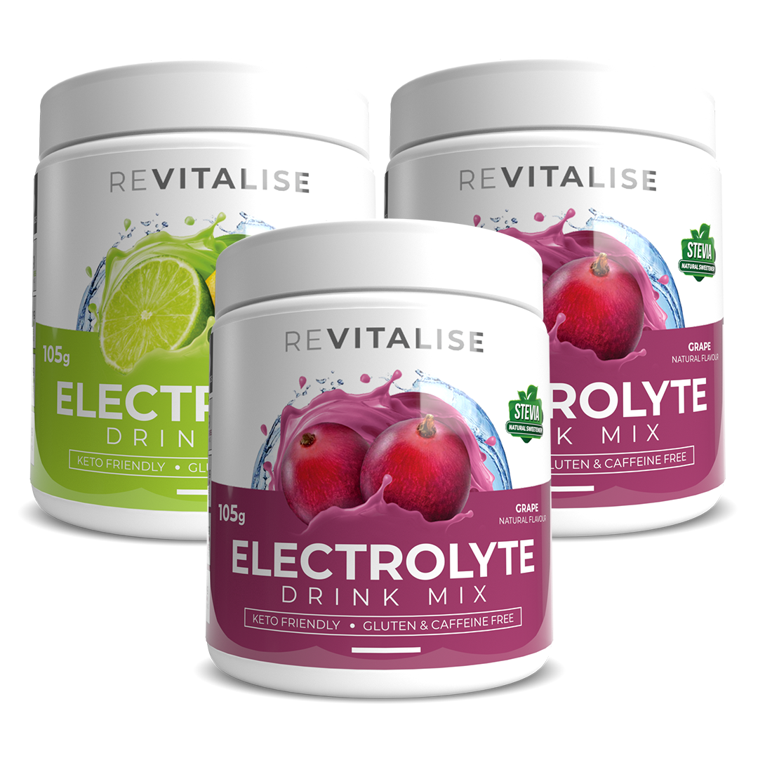 ReVitalise Zero Sugar Electrolytes Triple Pack - 90 Servings