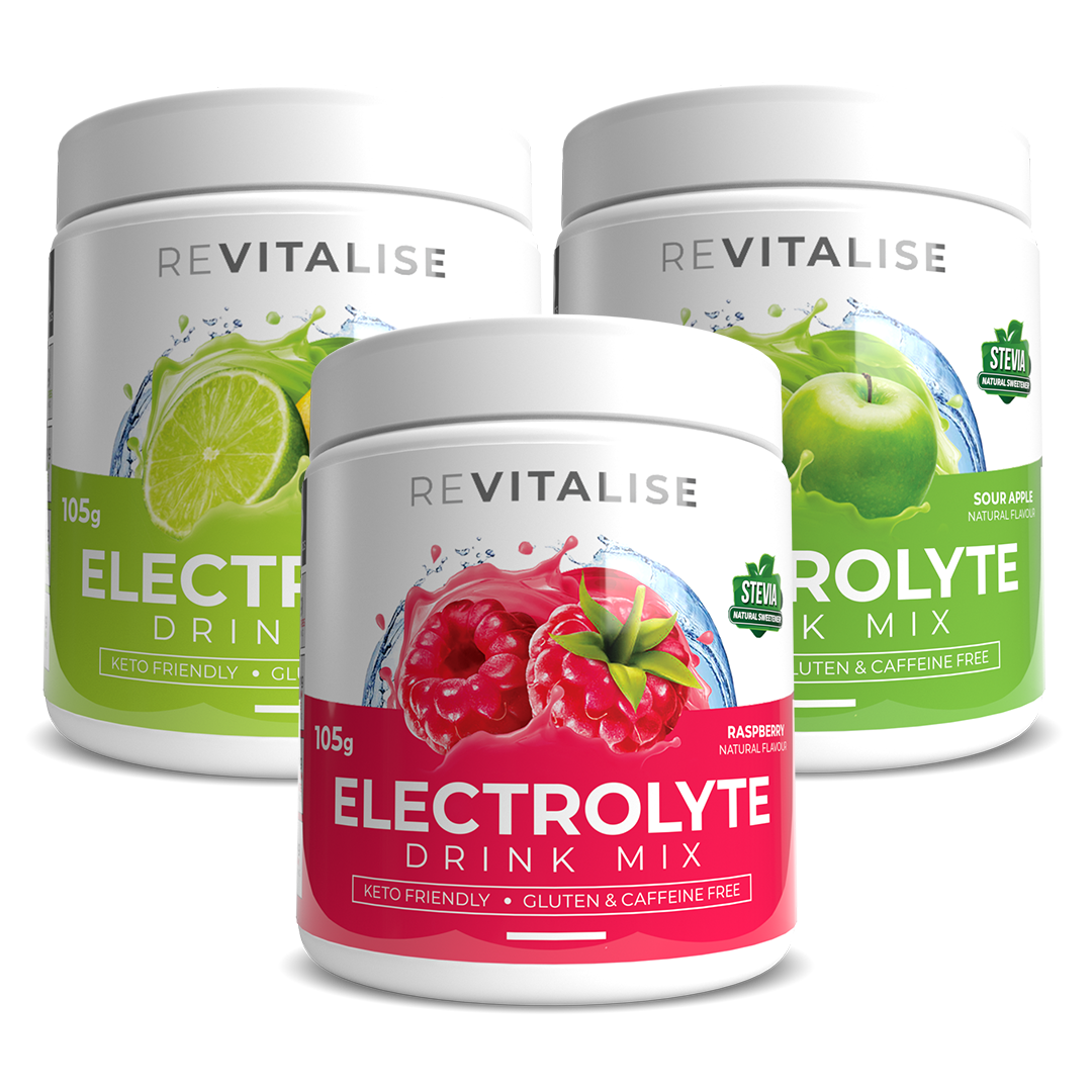 ReVitalise Zero Sugar Electrolytes Triple Pack - 90 Servings