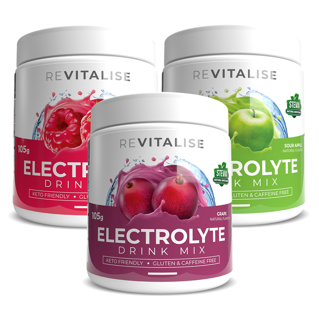 ReVitalise Zero Sugar Electrolytes Triple Pack - 90 Servings