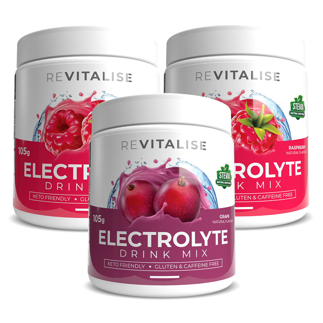 ReVitalise Zero Sugar Electrolytes Triple Pack - 90 Servings
