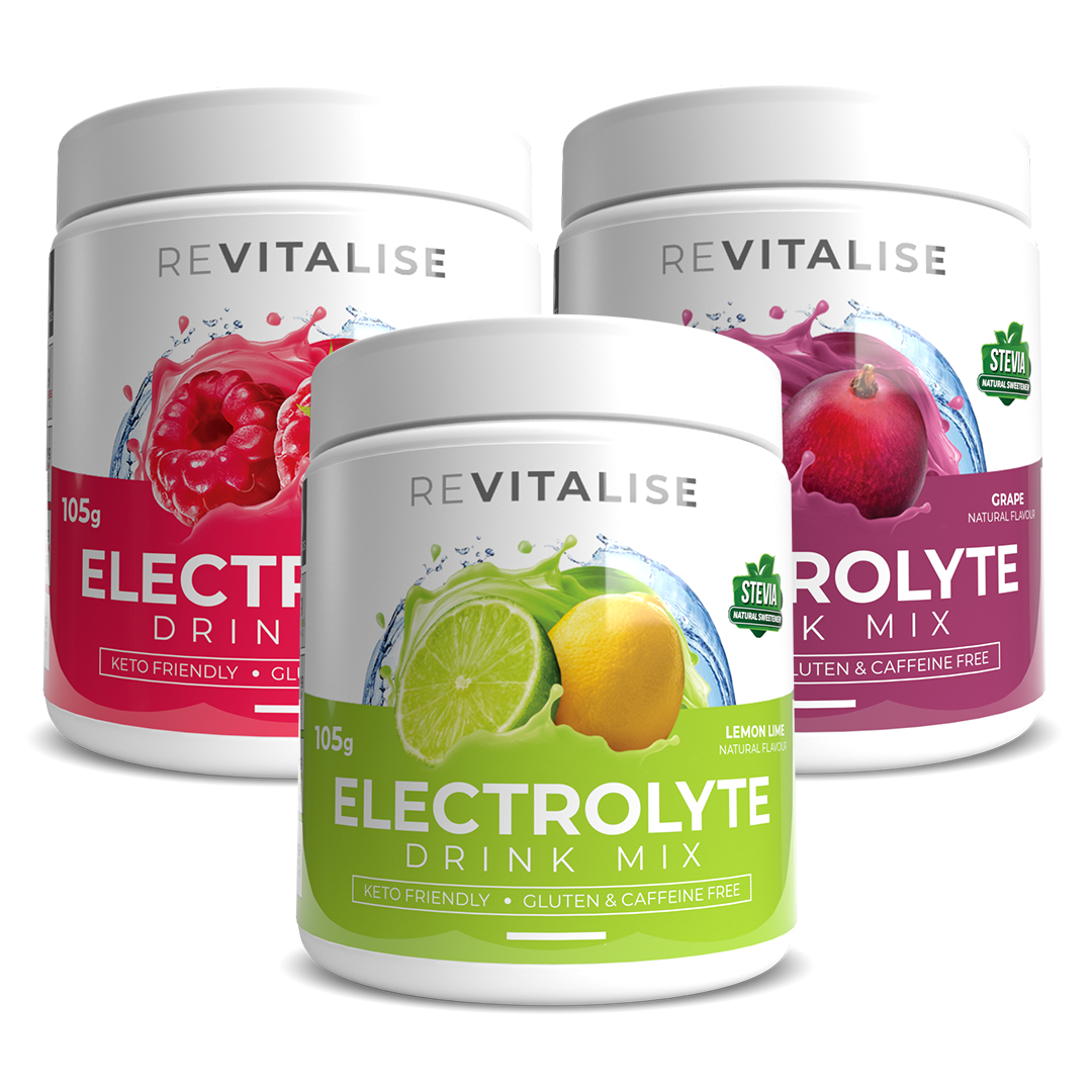 ReVitalise Zero Sugar Electrolytes Triple Pack - 90 Servings